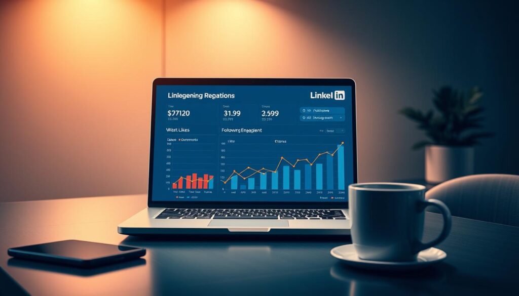 LinkedIn engagement metrics