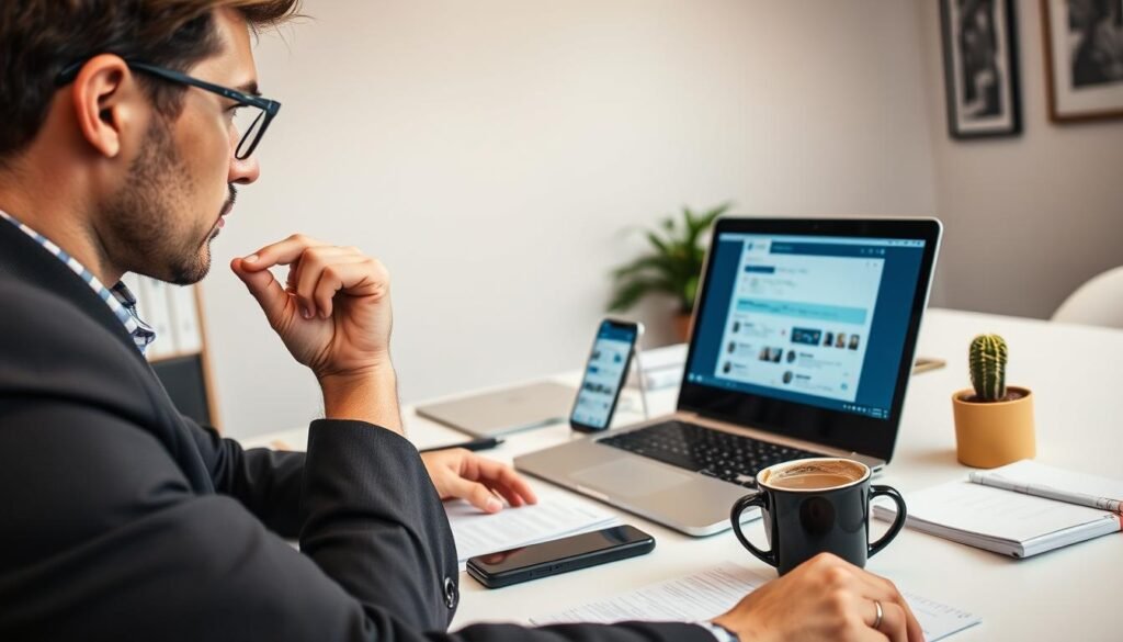competitor research on LinkedIn